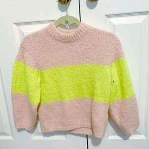 Tibi Puff Sleeve Sweater